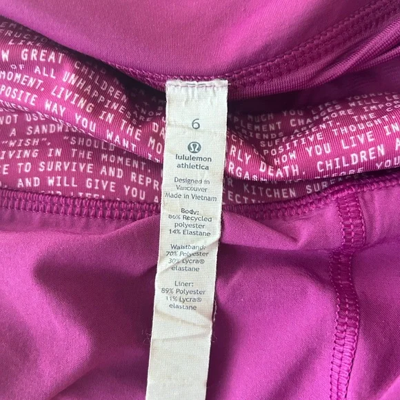 Lululemon Speed Short
Seawheeze - Regal Plum / Coded Manifesto Regal Plum - Picture 3 of 6